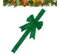 Genérico Christmas Bows - Reusable Red Holiday Ribbons, Large Decorative Bows, Elegant Festival Décor Accents for Gabinets, Doors, Wreaths, Trees, Cars, and Tabletop Arrangements, 78,74 x 3,94