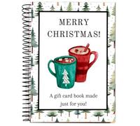 Genérico Christmas Card Book, Christmas Card Holder, Blank Happy Birthday Cards Assortment, Festive Organizer Holder for School Celebration Party College Home Family Workplace Exchange