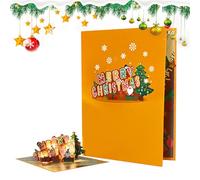 Generico Christmas Cards - Merry Christmas Cards | 3D Holiday Greeting Carrds With Music And Light | Tabletop Decor For Birthday Graduation Classroom School Family Greetings