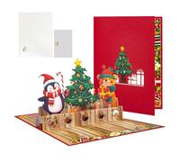 Genérico Christmas Cards, Seasonal Decor For Home Holidays, Money Holder Greeting Supplies With Sobres, 3D Cards For Kids Teens Adults Family Friends Birthday Winter Holiday