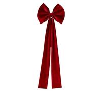 Generico Christmas Chair Bows - Large Red Chair Back Sashes with Elastic Rope for Holiday, Birthday, And Event Decoration, Banquet, Restaurant, or Home Office Use, Fabric Accessories, Packed