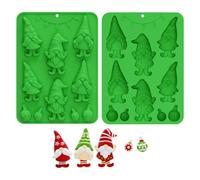 Genérico Christmas Chocolate - Silicone Mold for Candy | Non Stick Baking Tool with Festive Design & Versatile Use for Jelly Soap Dessert Cupcake Toppers Holiday Crafts Kitchen Fun Seasonal Treats