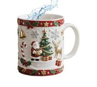 Genérico Christmas Coffee Cups - Resin Breakfast Cup and Tea Mug for Morning Routine Birthday Parties, Seasonal Holiday Celebrations, Work, Relaxing Moments, and Weekend Leisure Enjoyment 300ml