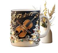 Genérico Christmas Coffee Cups - Resin Breakfast Cup and Tea Mug for Morning Routine Birthday Parties, Seasonal Holiday Celebrations, Work, Relaxing Moments, and Weekend Leisure Enjoyment 300ml