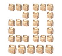 Genérico Christmas Cookie Boxes - Reusable Holiday Treat Containers, Festive Candy Boxes, Multi Treat Storage for Party, Favors, Baking, Events and Seasonal, 2.76x4.33x5.12 Inches