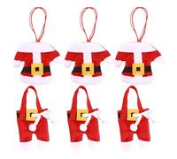 Genérico Christmas Cutlery Pouch - 3 Piece Tableware Bags Decoration, Festive Utensils Holder Ornament, Soft Felt Textile, Neat Presentation Feature, Home Table Decor, Perfect for Holiday Use