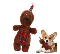 Genérico Christmas Dog Toys, Interactive Dog Training Teething Toy, Cartoon Chewing Toy for Dogs, Holiday Themed Dog Christmas Toys, Fun and Durable Dog Birthday Toys for Play and Training.