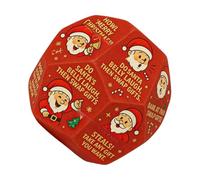 Genérico Christmas Exchange Dice Board Game, Holiday Party Gift Swap Game, 7.6 cm Dice, Family Night Entertainment for Adults and Children, Stocking Stuffer