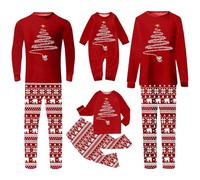 Genérico Christmas Family Pajamas, Matching Christmas Pajama Set for Family, Couple Pajamas, Pants Pyjamas Women, Men, Children and Babies