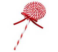 Genérico Christmas Felt Lollipop Ornaments - Handmade Candy Cane Decorations | Soft Artisan Decorations for Christmas Trees, Homes & Holiday Parties