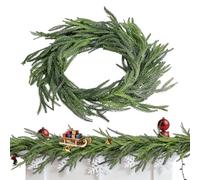 Genérico Christmas Garland - Artificial Pine Greenery Wreath | Faux Foliage for Festive Mantle, Fireplace, Front Door, Tabletop, Entrance, Living Room or Tree Decoration, 180/5.91ft