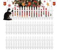 Genérico Christmas Gate, White Flexible Tree Barrier, Holiday Tree Blocker for Pets, Winter Decor Safety Feature, Protective Christmas Trees Function Gate for Interior Living Room
