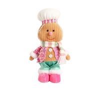 Genérico Christmas Gingerbread Plush - Adorable Holiday Soft Doll for Kids with Cuddly Design | Huggable Stuffed Toy with Fabric, for Boys Girls Teens Home Decor