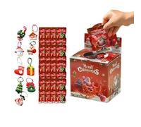 Genérico Christmas Keychain | Cute Key Chain, Bag Keychain-car Key Chain- 32 Pieces Keyrings Decoration | For Birthday, Bag Filler, Car , School Prize Gift For Girls Boys