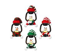 Genérico Christmas Lantern, Snowman Centerpiece with Festive Glow, Table Decoration for Holiday, Portable Design, Warm Light Feature, Christmas Tool, Decorative Accessory for Indoor Outdoor Home