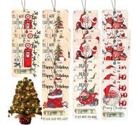 Genérico Christmas Money Holders for Cash,Handcrafted Wooden Money Holders Gift,Xmas Card Booklet (14pc)