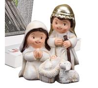 Genérico Christmas Nativity Figurines | Nativity Scene Miniature Models