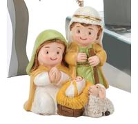 Genérico Christmas Nativity Figurines | Nativity Scene Miniature Models
