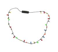 Genérico Christmas Necklace - Festive Christmas Bulb Necklaces for Holiday Accessories, Colorful Fun Design with Lightweight Material, Jewelry for Kids Men Women Festival Celebration Stage