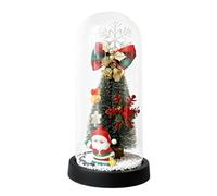 Generico Christmas Night Lamp For Holidays, Home Seasonal Decor, Glass Dome Ornaments LED Night Lights, Glass Christmas Decoration Lamp For Living Room Bedroom Table Shelf Lockers Bookshelves