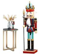 Generico Christmas Nutcracker - Soldados de Navidad de madera para decoración, decoración para el hogar, estante de mesa, fiesta y pantalla