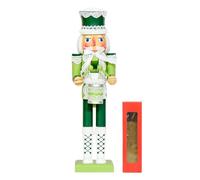 Genérico Christmas Nutcrackers 15 Inch Handcraft Wooden Doll Collectible