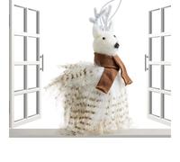 Genérico Christmas Ornaments Animals, Festive Craft Cute Decor for Holiday, Colgantes Christmas Tree Animal Ornament, Home Garden Farm Offices Tabletops