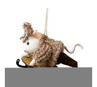 Generico Christmas Ornaments Animals, Festive Craft Cute Decor for Holiday, Pendants Christmas Tree Animal Ornament, Home Garden Farm Offices Tabletops