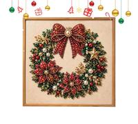 Genérico Christmas Pearl Art Kit | Seasonal Wall Painting Decoration