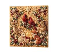 Genérico Christmas Pearl Art Kits For Adults - 5D Christmas Pearl Beads Art