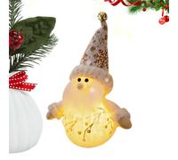 Genérico Christmas Plush Light Up Santa Snowman Christmas Doll