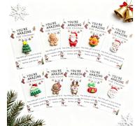 Genérico Christmas Pocket Hug,Christmas Pocket Emotional Hug with Holiday Cards for Xmas Coworker Staff Employee Holiday Appreciation Gifts (10 pc)