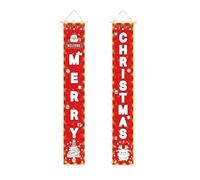 Genérico Christmas Porch Banner Outdoor - Lighted Seasonal Decoration For Holiday Display | Fabric Material with LED Lights Function, Yard Banner For Outdoor Indoor Yard Garden Patio Family Gathering