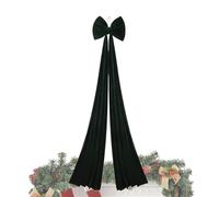 Genérico Christmas Ribbon - Large Velvet Bow Decoration | 6.6 Ft Holiday Decor Christmas Big Velvet Bows Perfect for Home, Wall, Stairs, Fireplace, Porch or Office Use, 760g