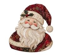 Genérico Christmas Santa Applique Craft Festive Layered Applique Decoration