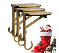 Genérico Christmas Stocking Holder - Heavy Duty Adjustable Mantel Hooks