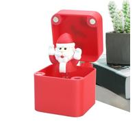 Genérico Christmas Themed Box, Hilarious Santa Claus Decoration, Multipurpose Storage Boxes, Holiday Home Decor Funny Money Box Gag Toy for Candy, Jewelry Storage, Parties Favors