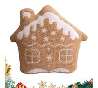 Genérico Christmas Throw Pillow - Cute Gingerbread Plush with Decorative Cushion, Soft Holiday Pillow for House Bed Couch or Sofa, Perfect for Baby Toddler Room Thanksgiving and Indoor Winter Decor