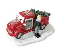 Genérico Christmas Toy Truck - Figuras de camión, Resina Vintage rústica para Coche, decoración de navideñas, decoración para en casa o Oficina, Escritorio de Granja Escolar, Dormitory