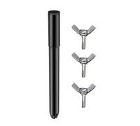 Genérico Christmas Tree Base Height Extender, Artificial Base Extension Pole, Riser Stand with 3 Fixing Screws, Adjustable Support for 0.51.25in Poles, Stable Holiday Decor Accessory