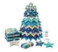 Genérico Christmas Tree - Dolphin Octopus Fabric Kit, DIY Sewing