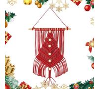 Genérico Christmas Tree Kit Fun Craft Kit - Woven Macrame Christmas Tree,Complete Knot Beginners Kits With Boho Style For Living Room Bedroom Or Hallway Family Friends Children