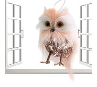 Genérico Christmas Tree Ornaments Animals, Festive Hanging Animal Ornament Pendants for Holiday Tree Decoration, Cute Craft Figurines for Farmhouse Home, Garden, Party, Winter Seasonal Decor