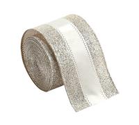 Genérico Christmas Tree Ribbon - Gift Ribbons for Presents | 6.5 Ft Sturdy & Flexible Crafted Stylish Holiday Craft Ribbons for Wrap, Tree Decoration, Bow, Wreath and Flower Bouquet