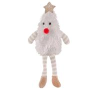 Genérico Christmas Tree Shaped Cute Plush Doll, Cloth 11.42x5.51x2.36 Inch - Tree Shaped Cute Plush Doll with Festive Lights, Party, Office | Cuțe Christmas Тree Ďoll Soft Figures Festive Game