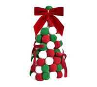 Genérico Christmas Tree - Small Vintage Holiday Supplies, Handmade Desktop Adornment, Stable Weighted Base, Quick Setup Feature, Seasonal Festive Decor, Perfect for Indoor Display