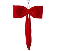 Genérico Christmas Tree Topper - Big Velvet Topper For Christmas Decoration, Bow For Home Front Door, Wreath Accessories, Seasonal Decor For Holiday Wedding Thanksgiving Party Decorations