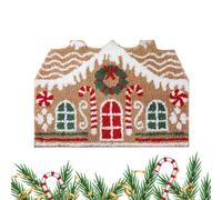 Genérico Christmas Welcome Mat - 23.62 Inches House Door Rug for Holiday Decor, Soft Non-Slip Feature with Cozy Design, Area Mat for Indoor Bathroom Kitchen Living Room Entryway Porch Bedroom
