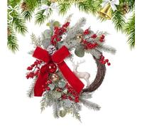 Genérico Christmas Wreath | 17In Artificial Seasonal Decorative Garland