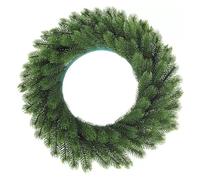 Genérico Christmas Wreath - Holiday Door Ornament For Festive Decoration | Faux Pine Garland with Red Berries Pinecones, 3D Seasonal Home Decor, For Front Doors, Window, Indoor Outdoor Spaces